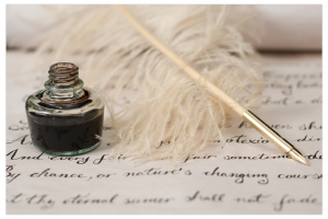 National Handwriting Day Quill and Inkwell