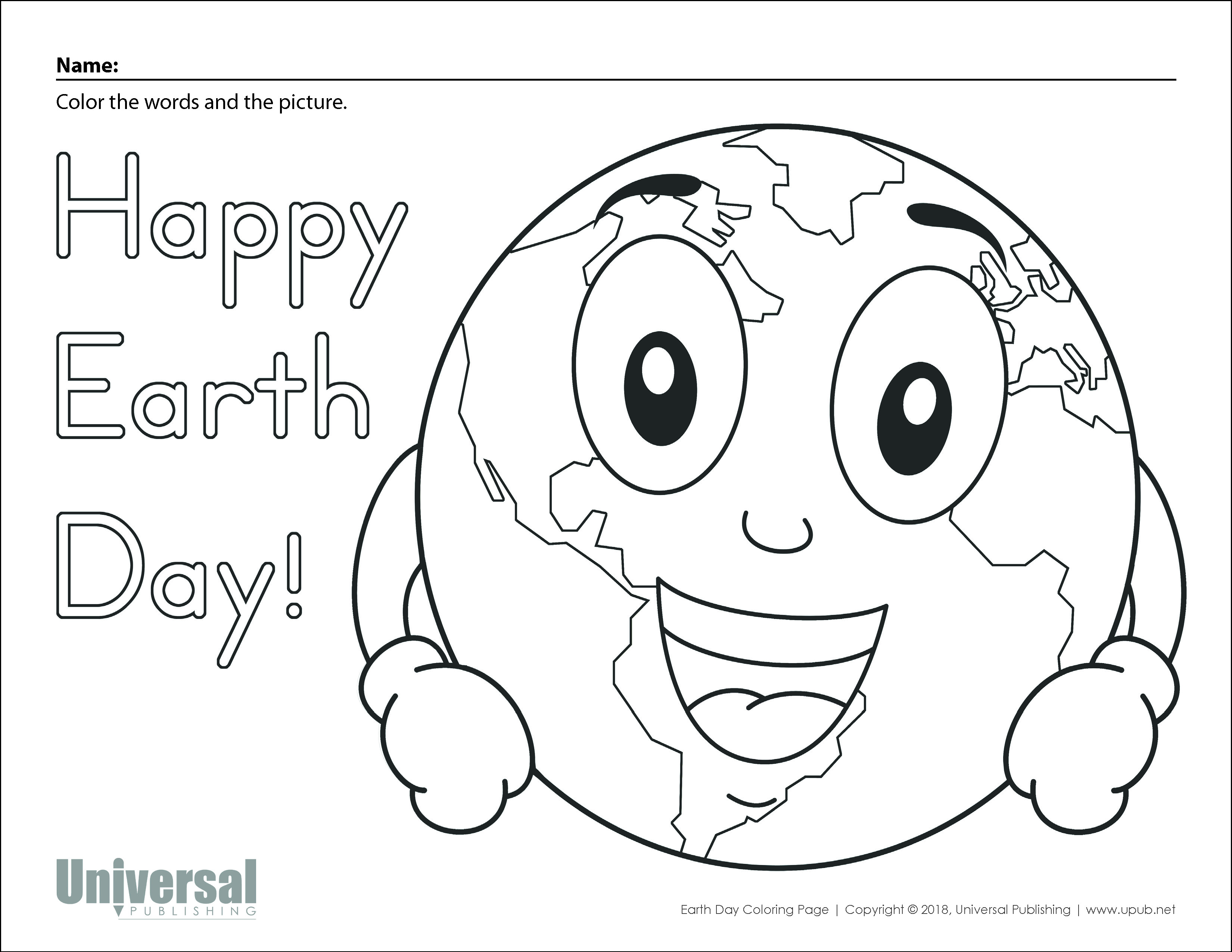 Earth Day Activities Free Printables Universal Publishing