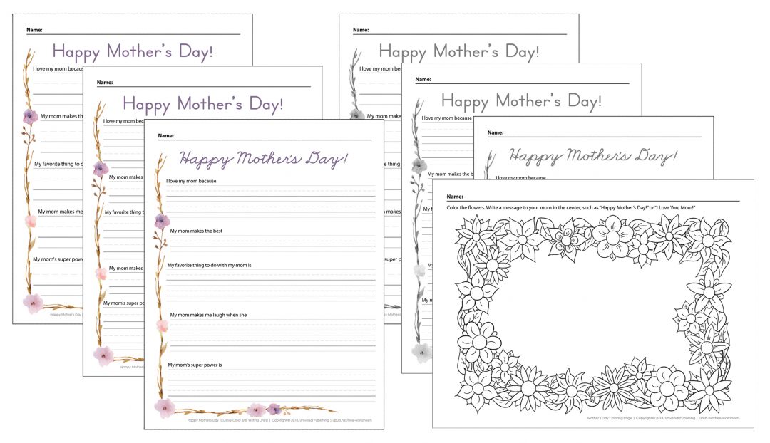 Mothers Day Activities All - Universal Publishing Blog