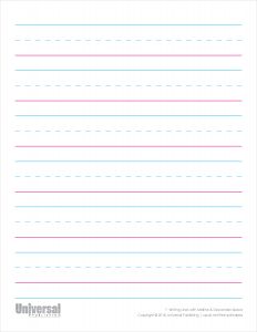 Writing Lines | Free Printables - Universal Publishing