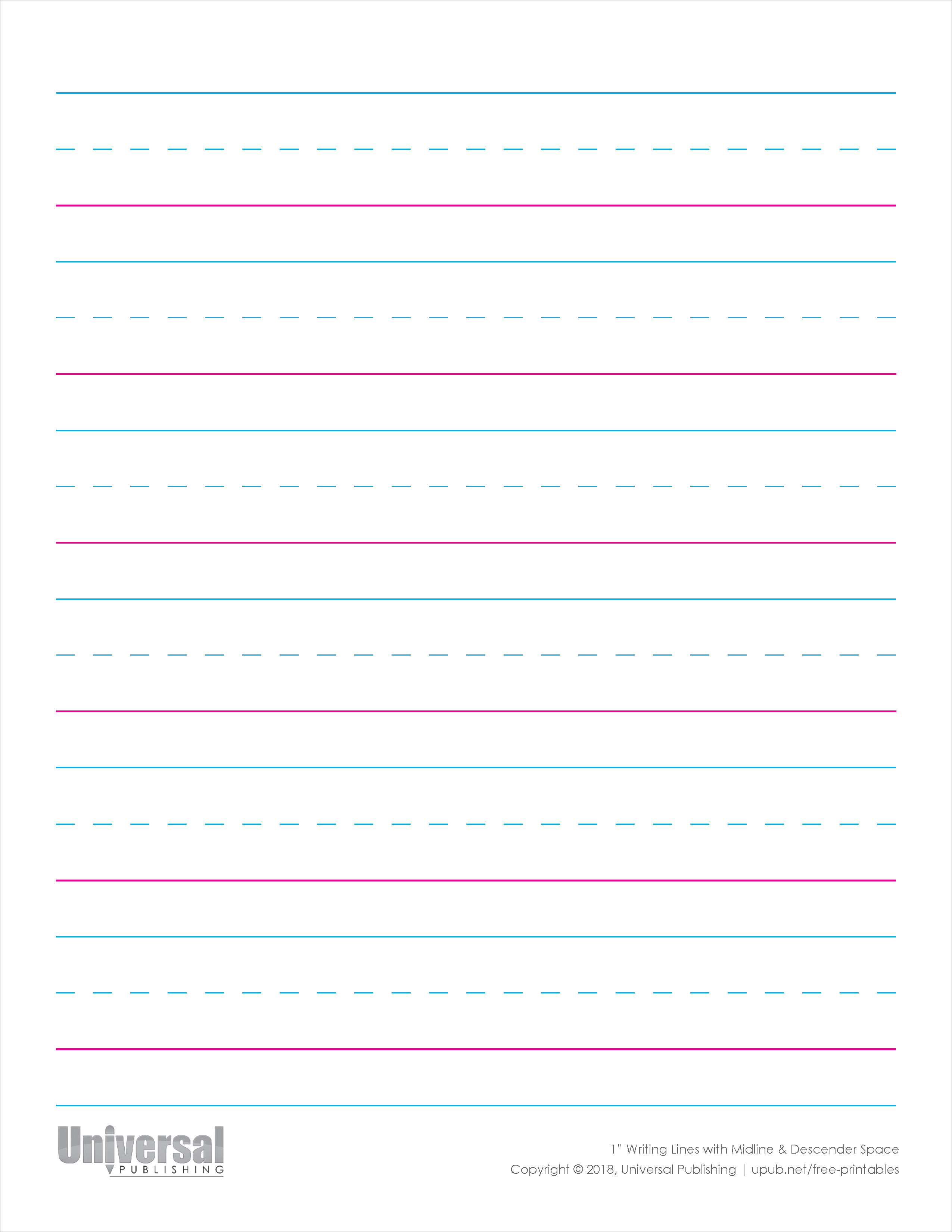 Printable Writing Paper With Lines