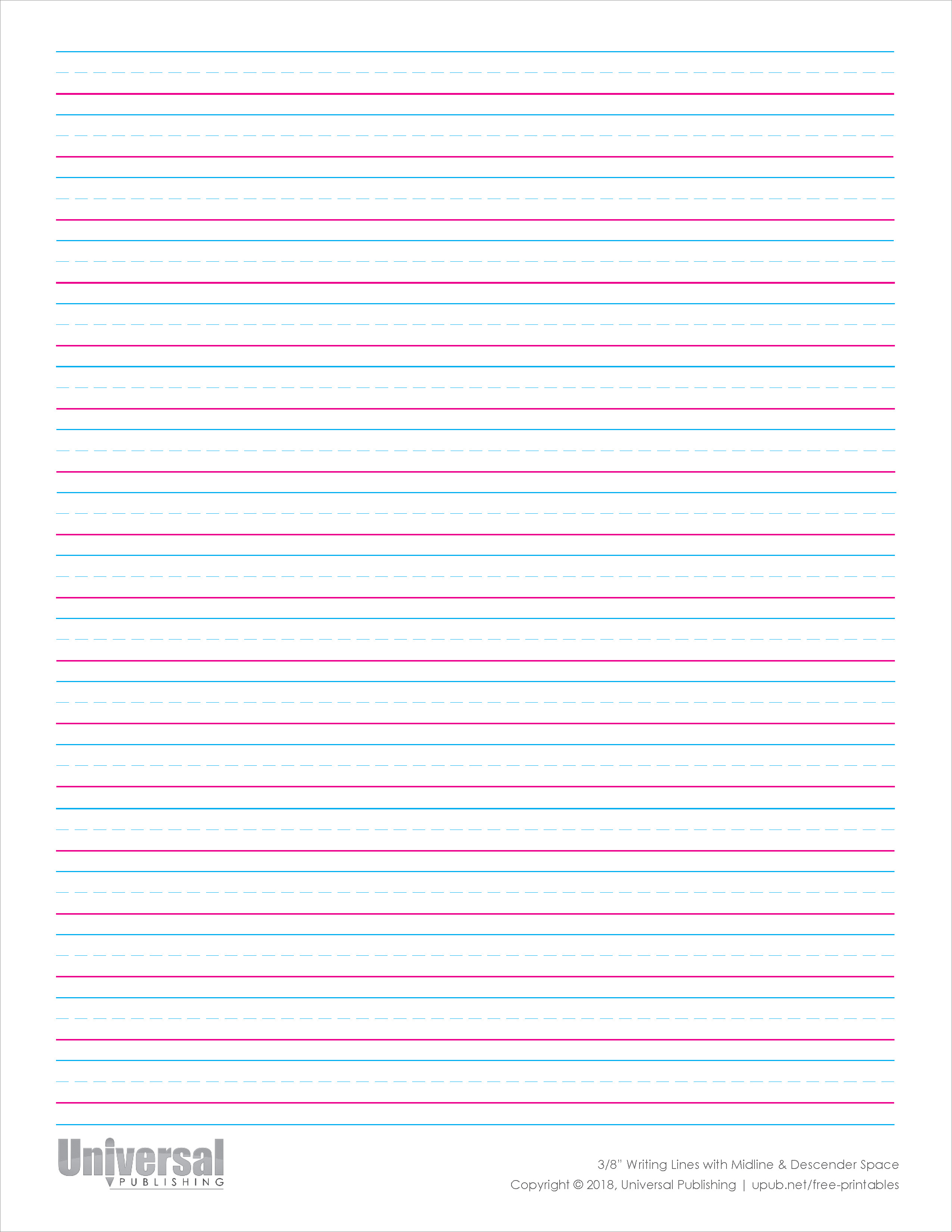 dotted line for writing