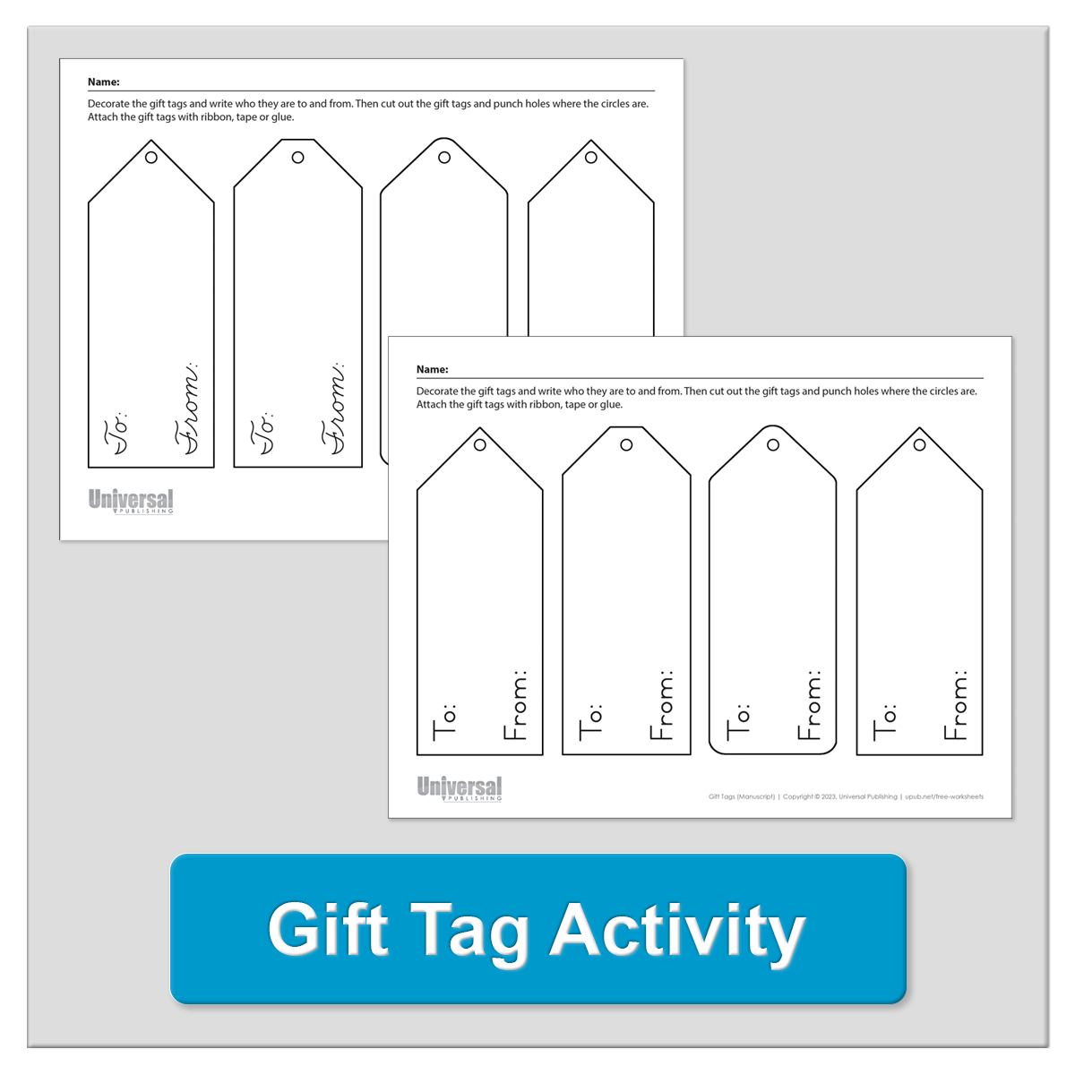 Gift Tag Activity
