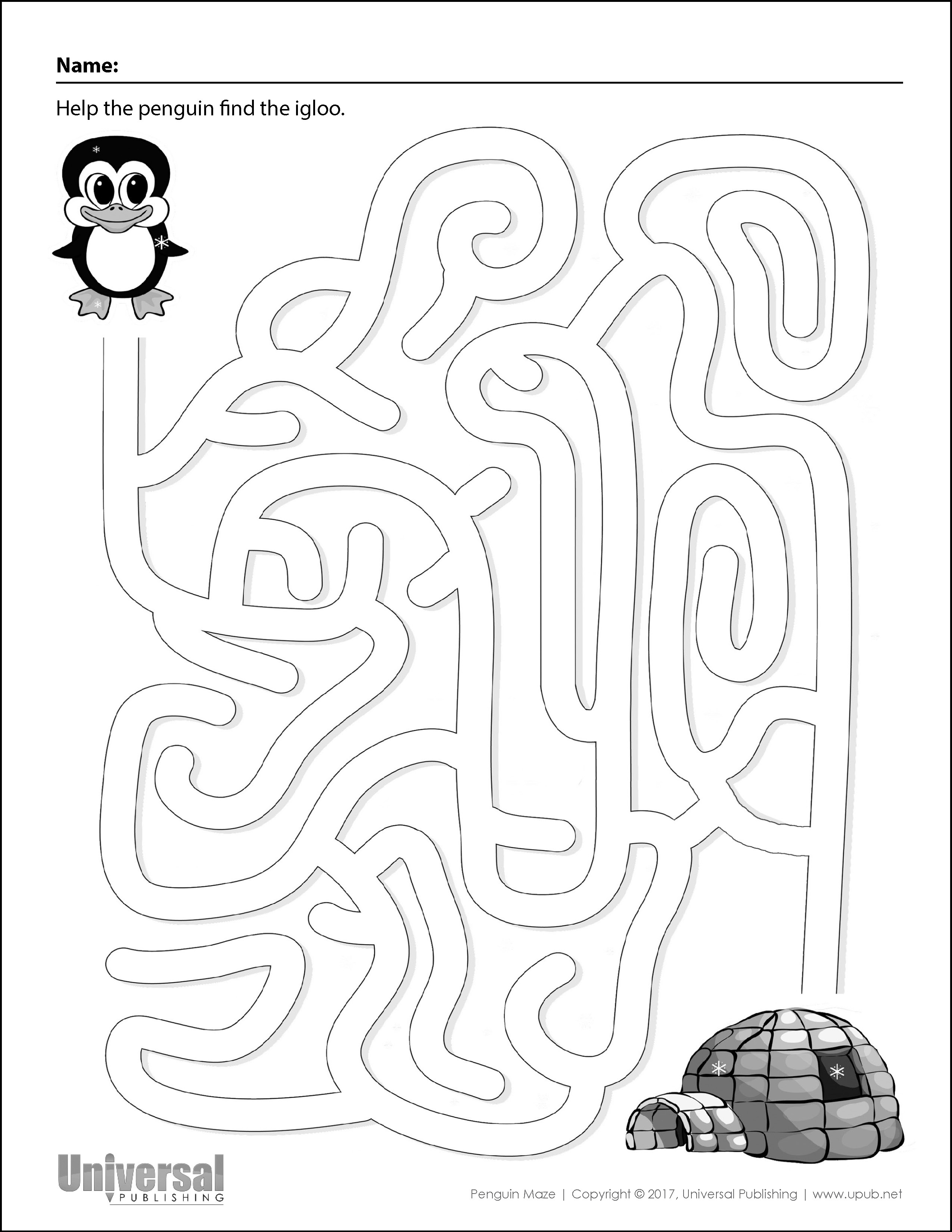 Penguin Maze - Universal Publishing Blog