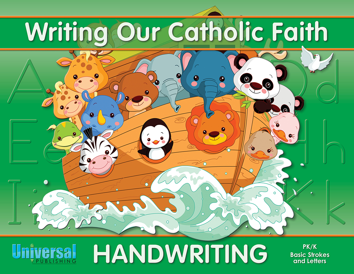 Writing Our Catholic Faith PK/K Basic Strokes and Letters Cover