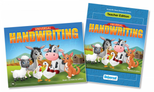 Image of Universal Handwriting Basic Strokes and Letters Student Edition and Teacher Edition Covers