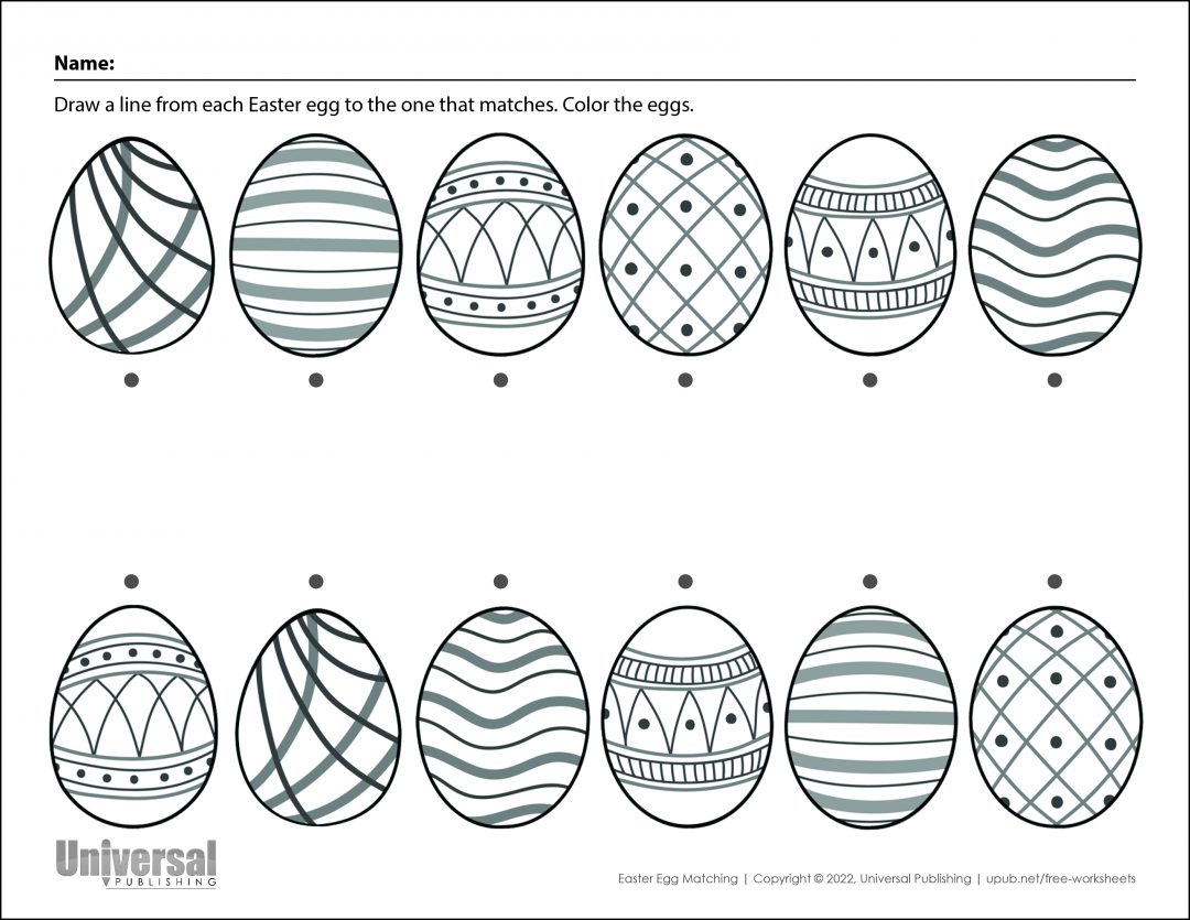 Easter Activities | Free Printables - Universal Publishing Blog