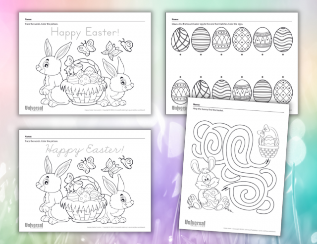 Easter Activities | Free Printables - Universal Publishing Blog