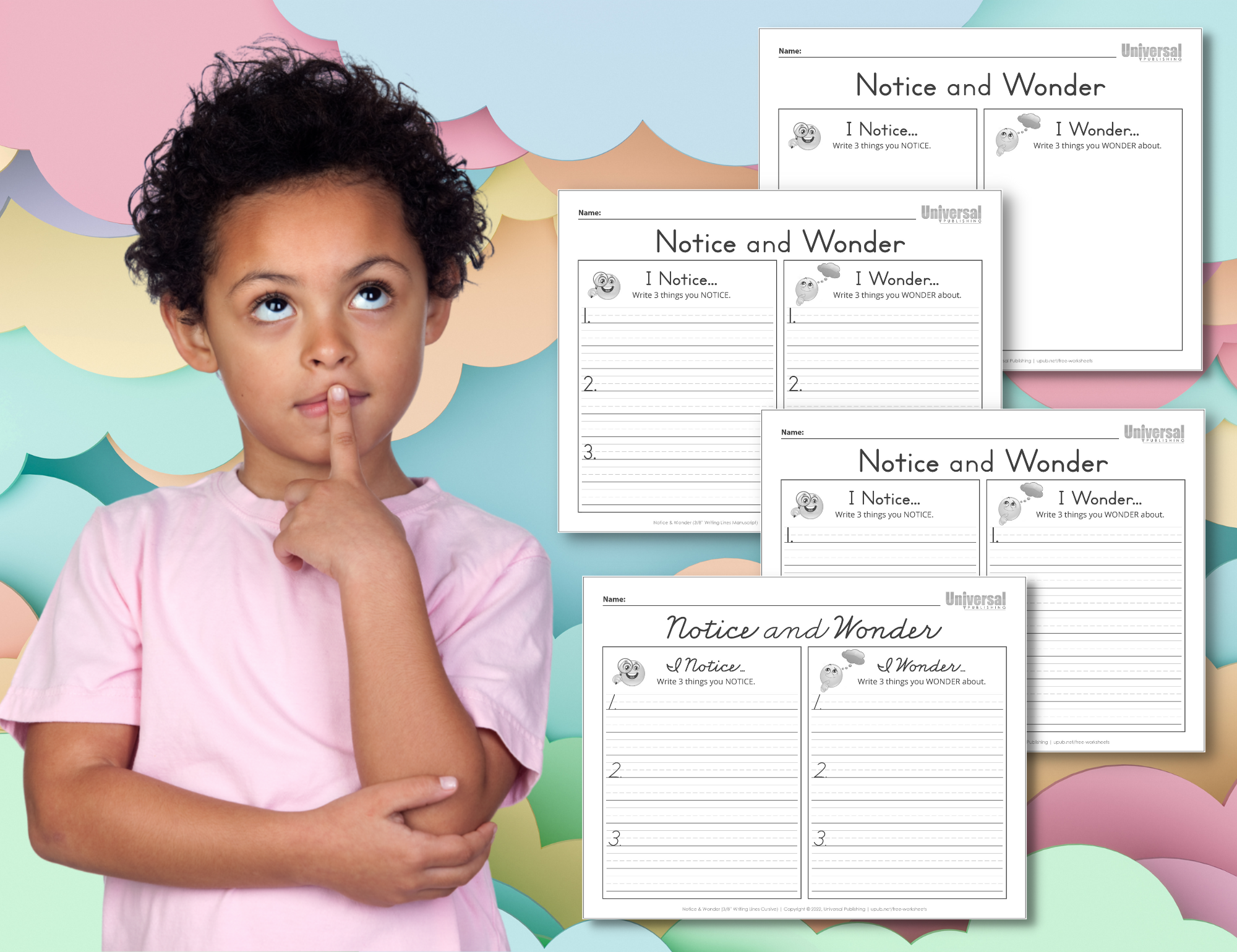 Notice and Wonder Activity Pack