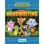 Universal Handwriting: Writing Readiness Teacher Edition (Early Childhood/Pre-K)