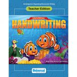 Universal Handwriting: Beginning Manuscript Writing Teacher Edition (Kindergarten)
