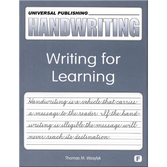 Writing for Learning - Buy Cursive Writing Book | Universal Publishing