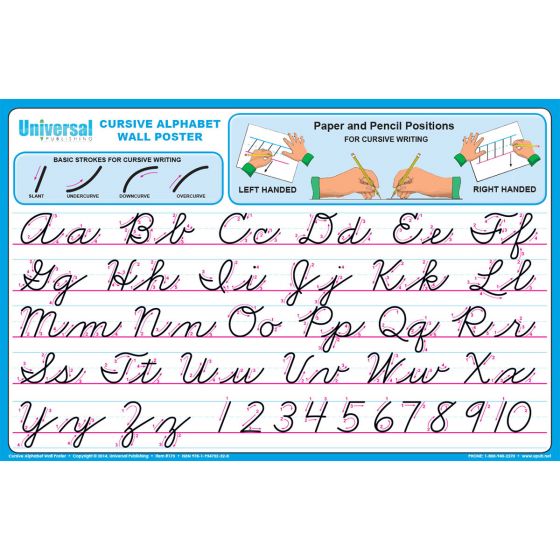 new in package Cursive Alphabet Wall Strips 