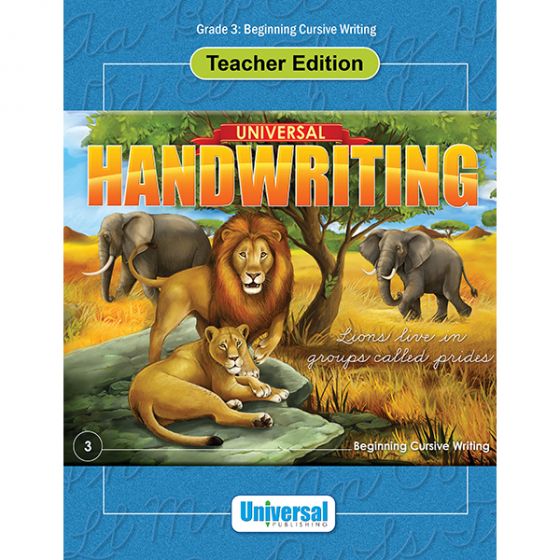 Student Workbook - 3rd Grade (Cursive Handwriting) - Handwriting Witho —  Thinking Toys