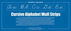 Cursive Alphabet Wall Strips
