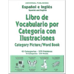 Spanish & English Category Picture/Word Book