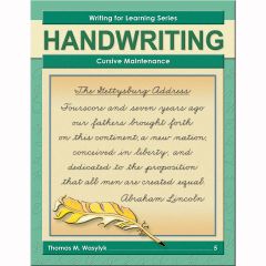 Writing for Learning: Cursive Maintenance