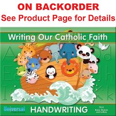 Writing Our Catholic Faith - Pre-K/K Basic Strokes & Letters