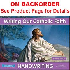 Handwriting - Writing Our Catholic Faith - Grade 2M