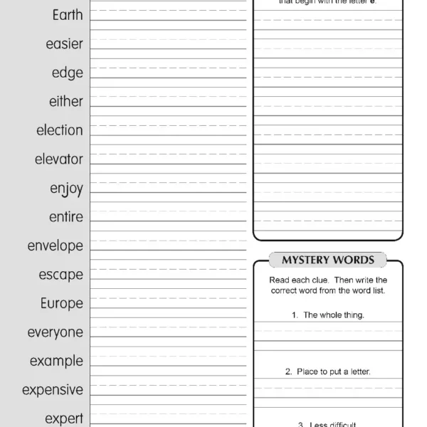 moreeverydaywordsbookdsamplepage3_1 More Everyday Words Book D