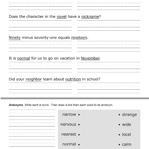 moreeverydaywordsbookdsamplepage6_1 More Everyday Words Book D