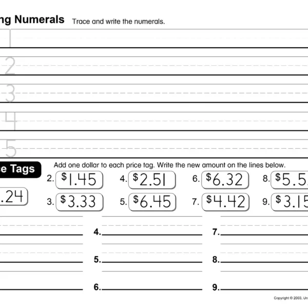 103-16 Original Handwriting: Manuscript Writing