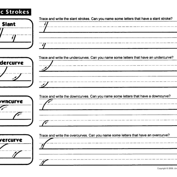 104-28_1 Original Handwriting: Manuscript Rev. Intro. to Cursive