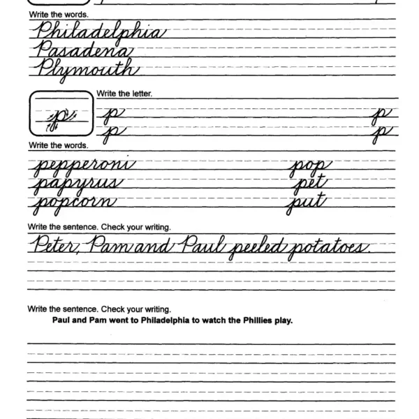 107-29 Original Handwriting: Writing for Learning