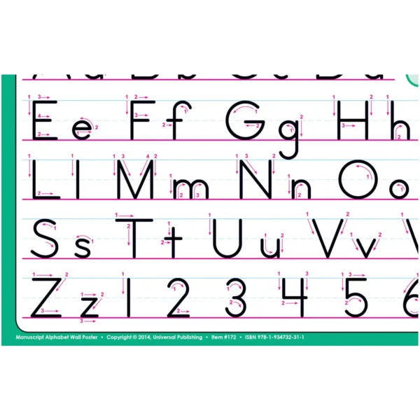 172-3 Manuscript Wall Poster