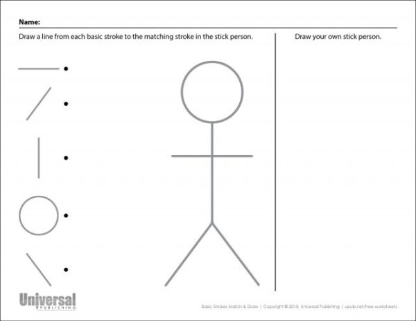 Basic Math Strokes Basic Strokes Activities | Free Printables - Universal Publishing