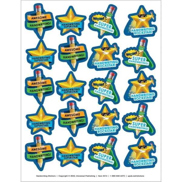 Item-414-Handwriting-Stickers-Full-Sheet Item-414-Handwriting-Stickers-Full-Sheet