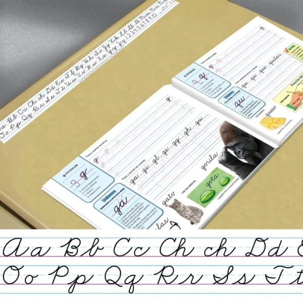 Item-731-Spanish-Cursive-Desk-Strips-1-600x600 Cursive Spanish Alphabet Desk Strips