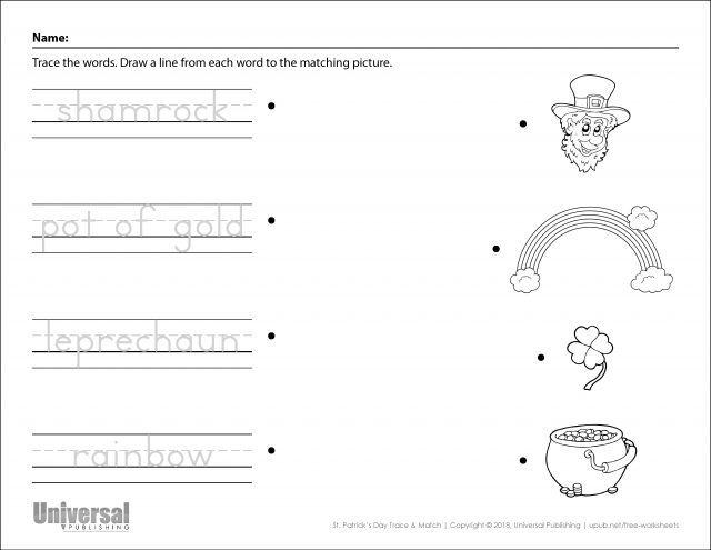 St-Patricks-Day-Trace-Match-640x495-1 St. Patrick’s Day | Free Printables