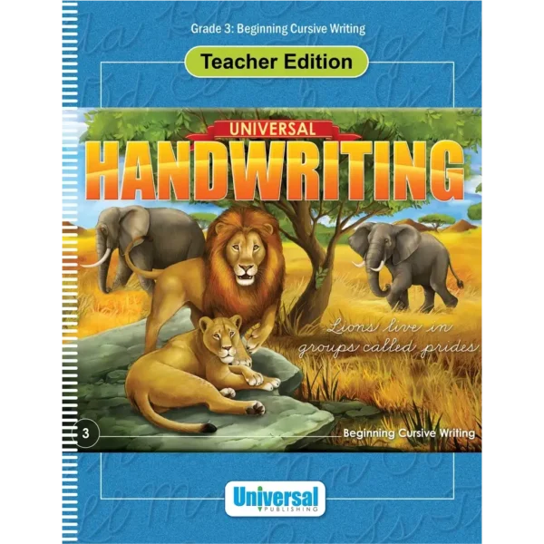 Item-22155TE-Universal-Handwriting-Grade-3-Teacher-Edition-600x600 Universal Handwriting: Beginning Cursive Writing Teacher Edition