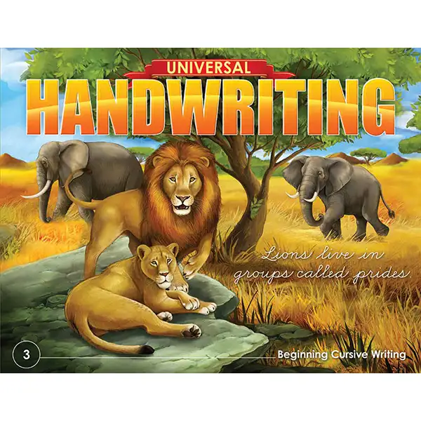 22155_front_cover Universal Handwriting: Beginning Cursive Writing