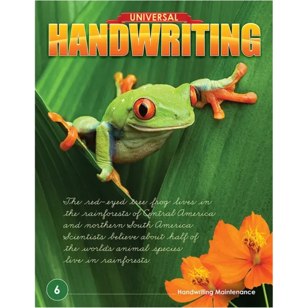 Item-22158-Universal-Handwriting-Grade-6-600x600 Universal Handwriting: Handwriting Maintenance