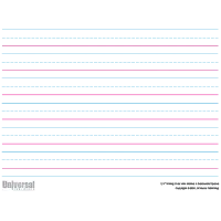 three-quarter-inch-colored-writing-lines-horizontal Universal Handwriting | FWISD Teacher Resources