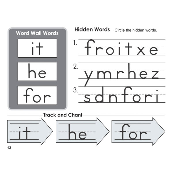 My Everyday Words Book K