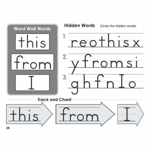 My Everyday Words Book K My Everyday Words Book K