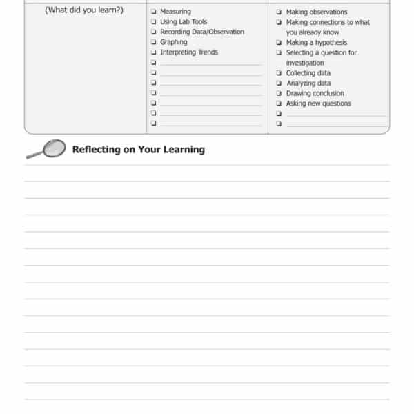 Science Inquiry Notebook Science Inquiry Notebook
